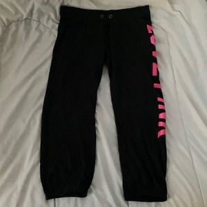 Black Pink Sweatpants